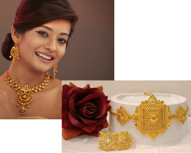 gold plated jewelry collection