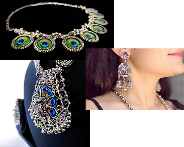 oxidised jewelry collection